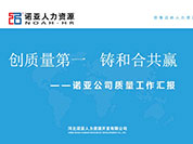 河北省、石市質(zhì)監局視察河北諾亞人力資源有限公司落實(shí)“質(zhì)量強省和標準化戰略”的建設工作
